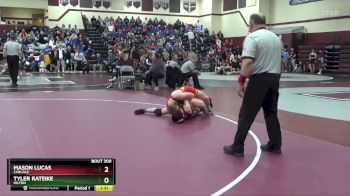 144 lbs Round 2 - Mason Lucas, Carlisle vs Tyler Rateike, Milton