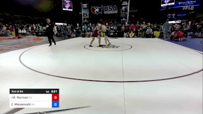 165 lbs Rnd Of 64 - Maximus Norman, TN vs Zachary Meisenzahl, WV