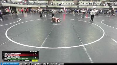 152 lbs Cons. Round 4 - Zachary Weeman, New Prague Wrestling vs Tyler Kisamore, Belmont-Platteville Youth Wrestling Club