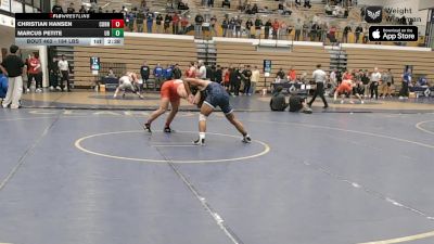 184 lbs 3rd Place - Christian Hansen, Cornell vs Marcus Petite, University At Buffalo