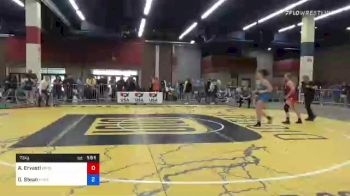 73 kg Round Of 16 - Abigail Ervasti, Minnesota Storm vs Olivia Stean, Kansas
