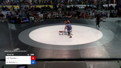 215 lbs Rnd Of 16 - Angelo Posada, CA vs Ben Schultz, MN