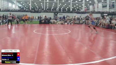 110 lbs Jayden Keller, Missouri Blue vs Kiera Partello, Florida