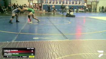 189 lbs Quarterfinal - Carlos Gamboa, Las Cruces vs Orlando Molina, Albuquerque