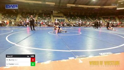 64 lbs Final - Hudson Burns, Sebolt Wrestling Academy vs Vincent Foster, Mat Assassins