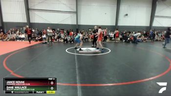 152 lbs Quarterfinal - Jance Novak, Cashmere Wrestling Club vs Dane Wallace, Reality Sports Wrestling Club