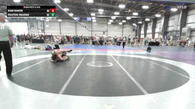 120 lbs Round Of 64 - Sam Baker, NH vs Paxton Kearns, NC