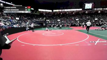 96 lbs Champ. Round 2 - Aaron Roppel, BKV1 vs Emilio Rodriguez, LOU1