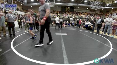 70 lbs Consi Of 4 - Bentley Hausam, Tecumseh Youth Wrestling vs Benjamin Kalka, Chandler Takedown Club