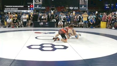 138 lbs Cons. Sub-rd Of 32 - Weston Baumgartner, Maryland vs Austin Bernash, Pennsylvania