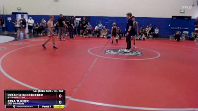 106 lbs Round 4 - Rykar Shindledecker, All In Wrestling vs Ezra Turner, East Idaho Elite