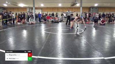 135 lbs Consi Of 4 - Luke Magnotta, Roaring Bk Tp vs Aiden McCabe, Unattached