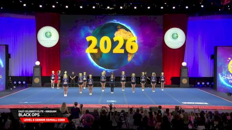 East Celebrity Elite - Hingham - BLACK OPS [2026 L6 Senior XSmall Coed Finals] 2026 The Cheerleading Worlds