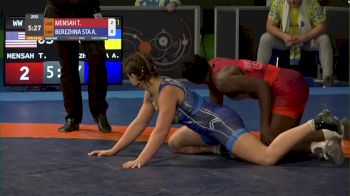68 kg Semifinal - Tamyra Mensah-Stock, USA vs Alina Berezhna Stadnik Makhynia, UKR