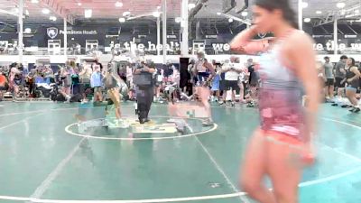 138 lbs Rr Rnd 3 - Emma Arnold, Kraken Blue - Girls vs Delaney Dixon, Lady Assassins