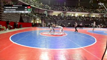 144-4A Champ. Round 1 - Meco Favors, St Pius X School vs Walker Minnich, Benedictine Military School