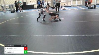 54 lbs Quarterfinal - Carli Oberhaus, Grappling Group vs Amia Lopez, CalGrapplers