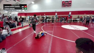45-49 lbs Round 2 - Giovani Torres Ramirez, Greeley Metro WC vs Logan Osborn, HRA