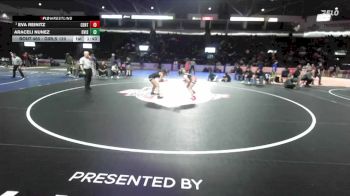 Girls 120 lbs Quarterfinal - Eva Reinitz, Centralia (Girls) vs Araceli Nunez, Davis (Girls)