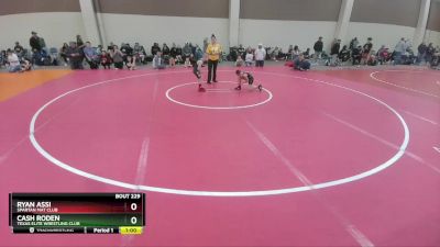 59 lbs Quarterfinal - Cash Roden, Texas Elite Wrestling Club vs Ryan Assi, Spartan Mat Club