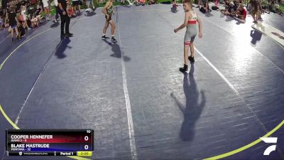 70 lbs Placement Matches (8 Team) - Cooper Hennefer, Idaho 2 vs Blake Mastrude, Montana