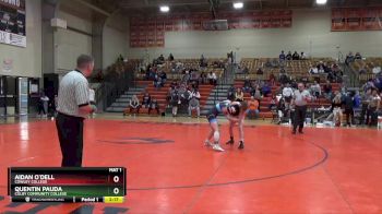 True6-133 lbs 1st Place Match - Quentin Pauda, Colby Community College vs Aidan O`Dell, Cowley College