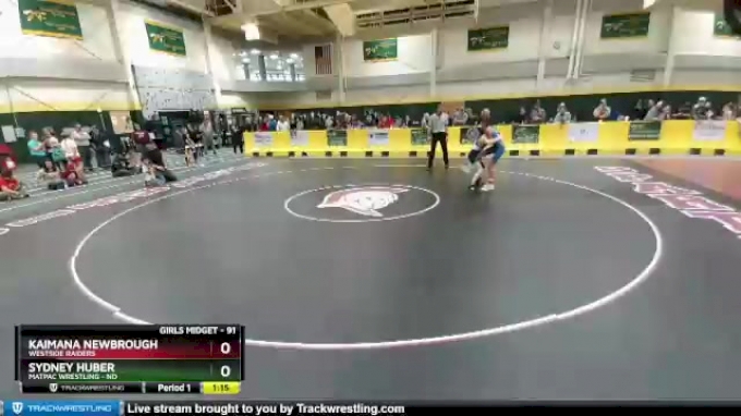 91 lbs Round 3 - Sydney Huber, MATPAC Wrestling - ND vs Kaimana ...