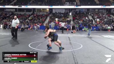 95 lbs Quarterfinal - Joseph Terence Vetter, Hutchinson vs Xavien Marez, Garden City