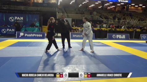 Annabelle Grace Christie vs Maeva Roselia Camejo Delarosa 2025 Pan Jiu Jitsu IBJJF Championship