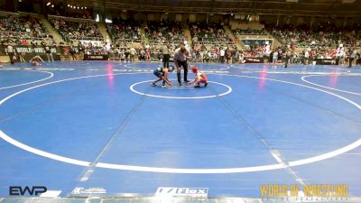 58 lbs Round Of 16 - Kristopher Henry, Powerhouse Comanche OK vs Noah Domingo, Outlaw Wrestling Club