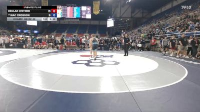 144 lbs Champ. Rd Of 32 - Declan O'Byrne, PA vs Mac Crosson, IA
