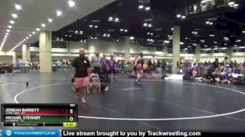 160 lbs Round 6 (10 Team) - Michael Stewart, GA Misfits vs Jordan Barrett, CLWC / IWC