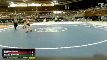 100 lbs 3rd Place Match - Malibu Boynton, Crook County vs Ryleigh Slocum, Borah