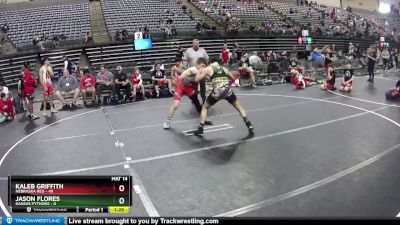 150 lbs Round 4 (6 Team) - Kaleb Griffith, Nebraska Red vs Jason Flores, Kansas Pythons