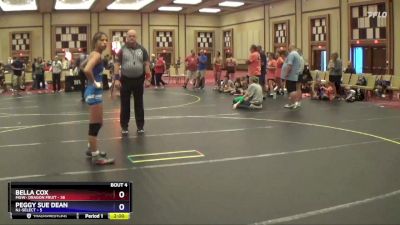 108 lbs Round 2 (4 Team) - Bella Cox, MGW- Dragon Fruit vs Peggy Sue Dean, NJ-Select