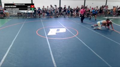 172-191 lbs Champ. Round 1 - Aaron Alvarez, Johnsburg Area Wrestling Club vs Caleb Peters, Olympia Wrestling Club