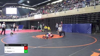 73 lbs Round Of 16 - Tanner Chase, Canastota vs Edward Katona, Plymouth Meeting