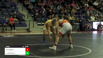 184 lbs 5th Place - Nate Dugan, Princeton vs Jacob Ferreira, Hofstra