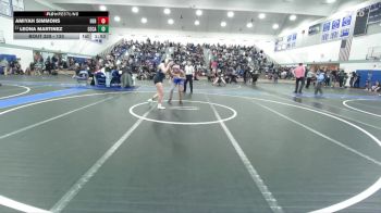 130 lbs Champ. Round 2 - Leona Martinez, Central Catholic vs Amiyah Simmons, Heritage
