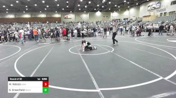 70 lbs Round Of 32 - Mason Rebolo, Savage House WC vs Gabriel Greenfield, Mountain Man WC