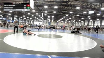 154 lbs Rr Rnd 2 - Caleb Williams, Ohio Titan Blue vs Caden Wren, CKWA