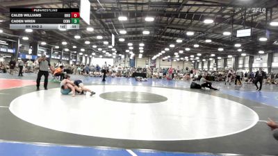 154 lbs Rr Rnd 2 - Caleb Williams, Ohio Titan Blue vs Caden Wren, CKWA