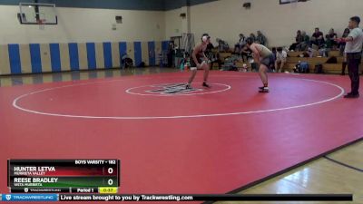 182 lbs Cons. Semi - Reese Bradley, Vista Murrieta vs Hunter Letva, Murrieta Valley