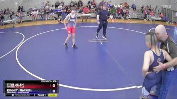 108 lbs Quarterfinal - Titus Allen, Newberg Mat Club vs Kenneth Barkell, Team Bucs - North Bend