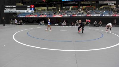 131 lbs Cons. Round 5 - Larissa Kaz, Hastings vs Jeila Ramos, Lindsey Wilson