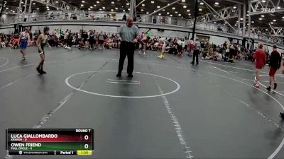 76 lbs Round 7 (8 Team) - Owen Friend, Full Circle vs Luca Giallombardo, Kraken