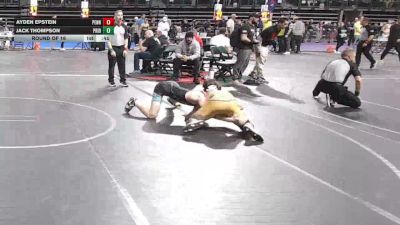 136 lbs Round Of 16 - Ayden Epstein, Pennsville vs Jack Thompson, Pride WC