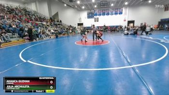 115 lbs Quarterfinal - Avianca Guzman, Laramie vs Julia Archuleta, Cheyenne East