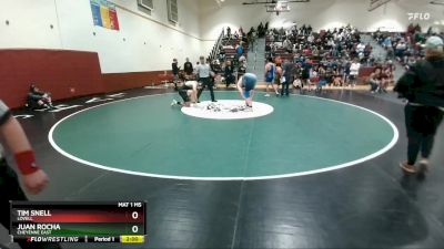 215 lbs Cons. Round 3 - Juan Rocha, Cheyenne East vs Tim Snell, Lovell
