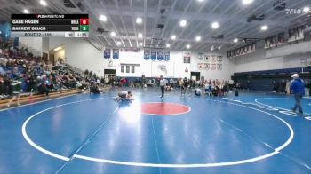 106 lbs Champ. Round 2 - Gabe Hagen, Wheatland vs Barrett Bruch, Torrington